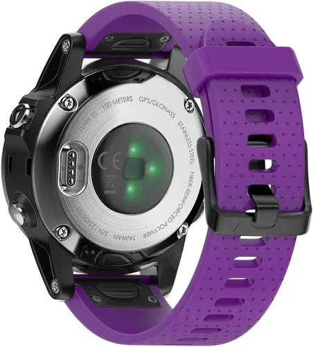 Miniatura 12 de ANCOOL - Correa para Garmin Fenix 5S, de ajuste fácil, de silicona suave de 20 mm de ancho, correa de reloj para Fenix 5S, #2-Negro