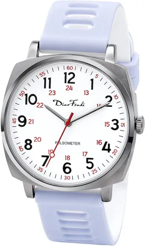 Diaofendi Reloj de enfermera para estudiantes de medicina, médicos, mujeres y hombres con segunda mano y 24 horas, reloj impermeable fácil de leer