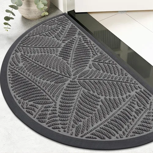 Miniatura 8 de Colorxy Tapete Impermeable para Puerta, Tapete Interior Frontal de Goma Natural Resistente, Tapetes para Puerta de Perfil Bajo Antideslizante
