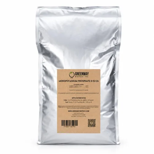 Miniatura 5 de Greenway Biotech, Inc. Fertilizante de fosfato monopotásico 0-52-34-100% hidroponía soluble en agua para la fuerza de las raíces, aumenta