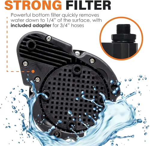 Miniatura 5 de DrainX Kit de lavado de calentador de agua sin tanque con solución descalcificadora líquida ecológica, mangueras de acero, bomba extra fuerte de 1/6