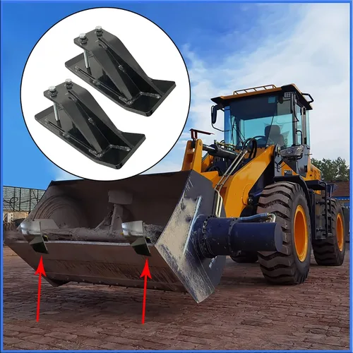 Miniatura 7 de Protector de cubo de tractor, 2 protectores de borde de esquí, protector antideslizante para césped y peluquería de césped, protector de borde