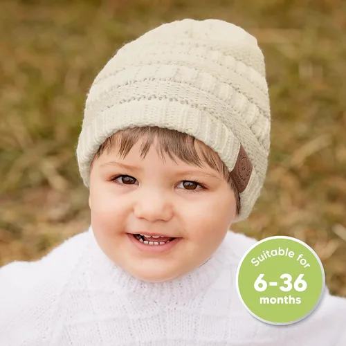 Miniatura 11 de KeaBabies 3-Pack Baby Beanies for Boys, Girls - Stretchy Knit Baby Hats, Cute Newborn