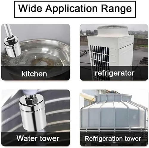 Miniatura 6 de 304 Stainless Steel Float Valve, Automatic Floating Ball Valve Water Level Control Valve, Water Tank Level Automatic Controller Liquid Level Switch