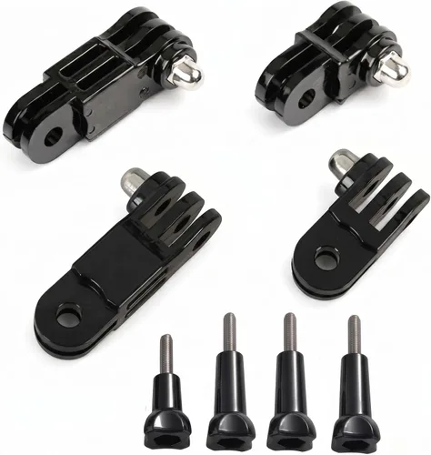 Juego de adaptadores de brazo pivote de extensión ajustable de 3 vías: convertidor de conector de juntas rectas largas y cortas de 1.378 in/1.969 in