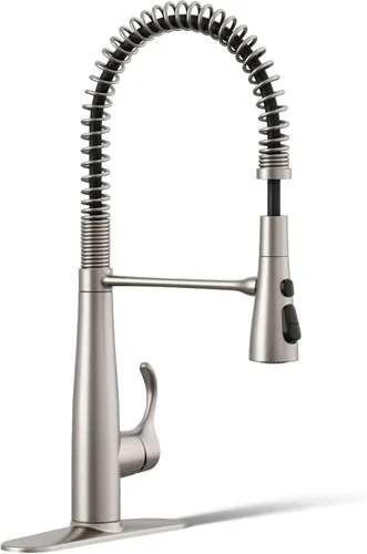 Miniatura 15 de KOHLER K-22034-VS Simplice(R) - Grifo para fregadero de barra, acero inoxidable vibrante Vibrant Stainless