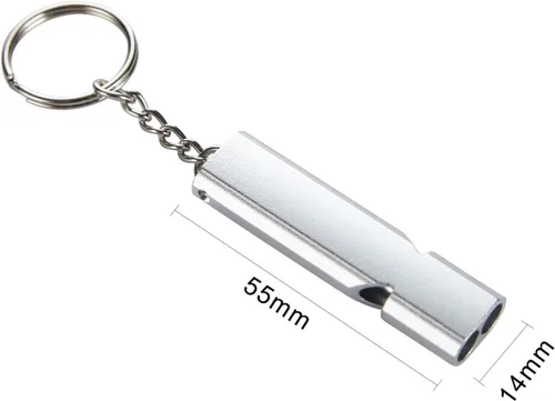 Miniatura 4 de Noopel Silbatos de emergencia, silbato de seguridad con cordón y llavero para acampar al aire libre, senderismo, barco, mochilero, pesca, kayak