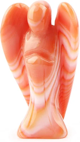 Miniatura 14 de Artistone Estatuas y figuras de ángel de cristal de amatista, bolsillo de gemas talladas, piedra curativa de ángel de la guarda, regalos