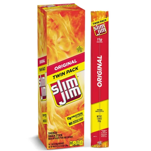 Miniatura 9 de Slim Jim Original Beef Snack Stick 'N Jalapeño Cheese, 1.5 oz