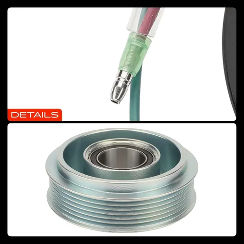 Miniatura 9 de A-Premium Kit de embrague del compresor del A/C compatible con Honda Civic 1.7L 2001-2005
