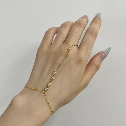 Miniatura 94 de Pulsera de plata de ley 925 para mujer, pulsera de mano para mujer, pulseras esclavas de 7 a 9 pulgadas ajustable