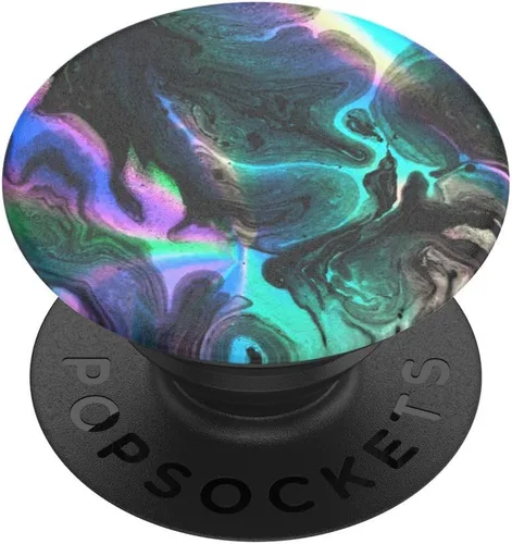 Miniatura 9 de PopSockets - Agarre para teléfono con soporte expandible, agarre adhesivo, sol cósmico Oro rosa
