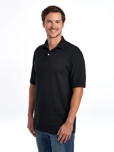 Miniatura 2 de Jerzees Polo de manga corta para hombre, resistente a las manchas, tallas S-5x