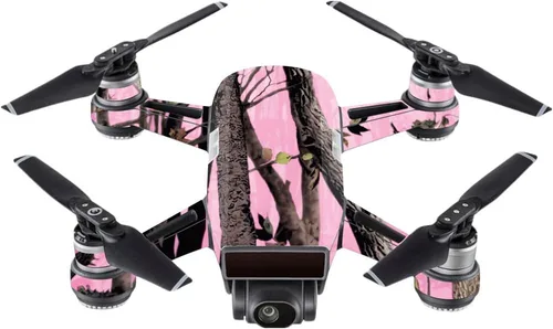 Miniatura 4 de MightySkins Skin compatible con DJI Spark Mini - Camuflaje rojo Funda protectora de vinilo duradera y única Fácil de aplicar, quitar y cambiar
