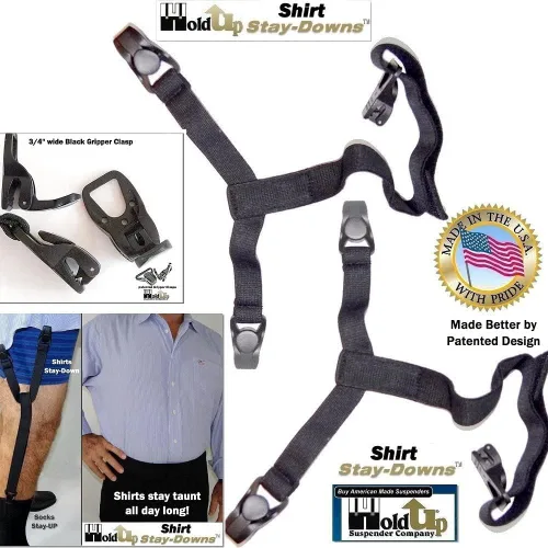 Miniatura 25 de La camisa de vestir Hold-Ups® Stay-downs se mantiene con clips antideslizantes patentados en Estados Unidos