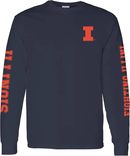 Miniatura 9 de NCAA Camiseta de manga larga con doble impresión, color del equipo, universidad michigan state spartans forest