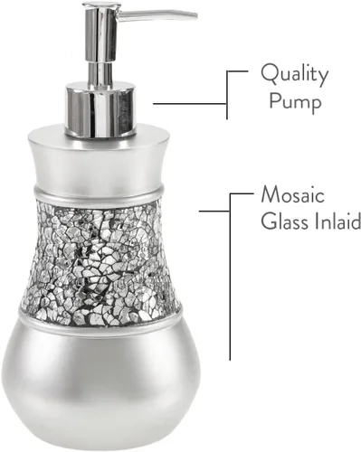 Miniatura 4 de Creative Scents juego de accesorios de lujo para baño, 4 piezas