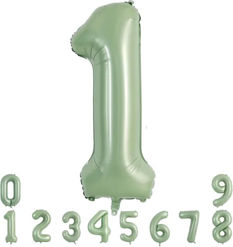 Miniatura 123 de TONIFUL 40 Inch Pastel Blue Number 8 Foil Balloons Large Mylar Foil Digital 8 Balloons for 8th Birthday, Gender Neutral Party, Baby Shower, Oro rosa