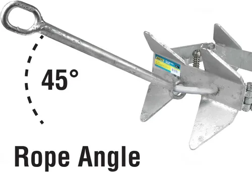 Miniatura 3 de Seachoice Anclaje plegable de acero galvanizado en caliente