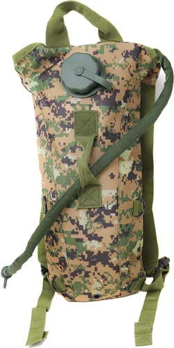 Miniatura 12 de M MCGUIRE GEAR Hydration Backpack, with 3L/100 oz. Hydration Pack, Water-Resistant Nylon Hiking Pack with Water Bladder for Running, Cycling, and