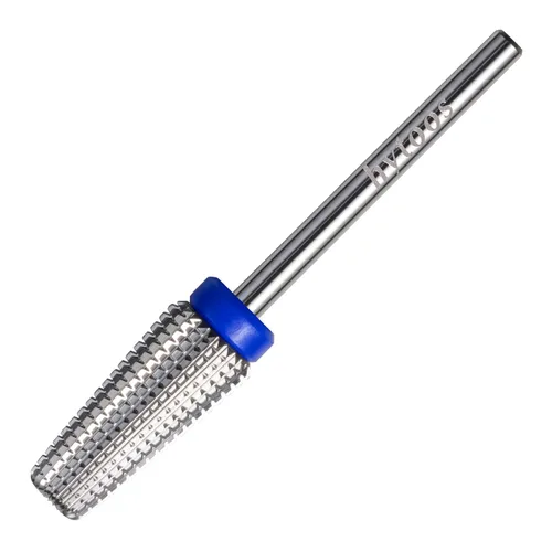Miniatura 18 de 24mm Super Largo 5 en 1 Brocas de taladro para uñas, Broca cónica cruzada de carburo, Brocas de taladro de rotación bidireccional de 3/32