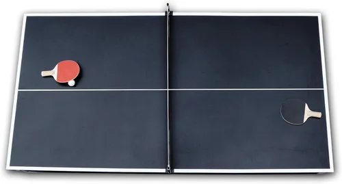 Miniatura 12 de Hathaway Spartan - Mesa de billar de 6 pies, con mesa combo de ping pong y juegos múltiples para salas de juegos de recreación familiar - Incluye