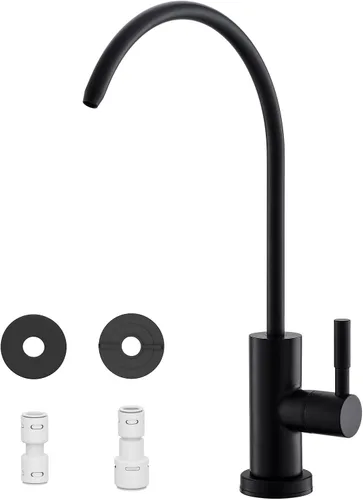 Miniatura 10 de Grifo de cocina con rociador extraíble, grifo de níquel cepillado de arco alto, de una sola manija, de acero inoxidable, 3 modos