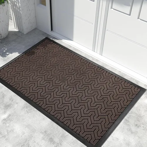 Miniatura 71 de Yimobra Alfombra para Puerta Delantera Exterior Entrada 29.5x17, Impermeable Resistente Alfombras Exteriores para Puerta Delantera, Alfombra