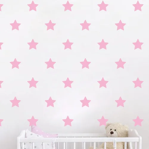Miniatura 5 de Juego de 100 calcomanías de estrella para pared, removibles, despegar y pegar, decoración de vinilo para el hogar, dormitorio, sala de estar, Azul