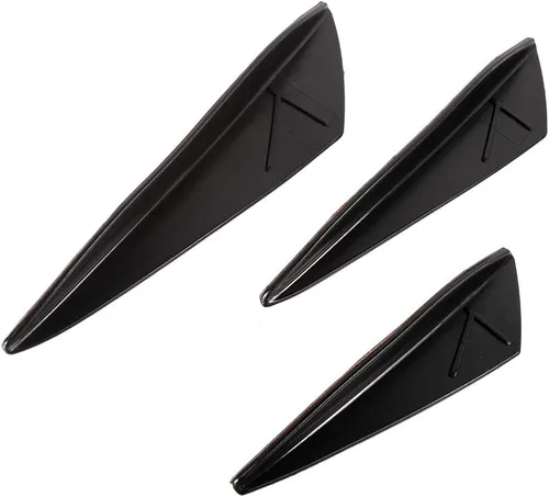 Miniatura 8 de Carenado delantero de motocicleta, alerones laterales aerodinámicos alerones decorativos dinámicos Kit de alas para bicicleta deportiva (negro)