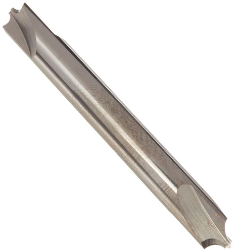 Micro 100 SFA-187-44 Molino de extremo cuadrado - corte, 3/16" diámetro del cortador, 1/2" LOC, 1 Fl, 1/4" diámetro del vástago, 2" OAL, sin