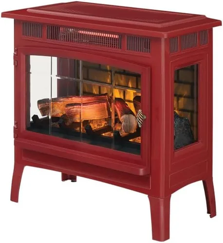 Miniatura 12 de duraflame Estufa Calentador de Chimenea Eléctrica Independiente con Efecto de Llama 3D para 1,000 Pies Cuadrados Canela