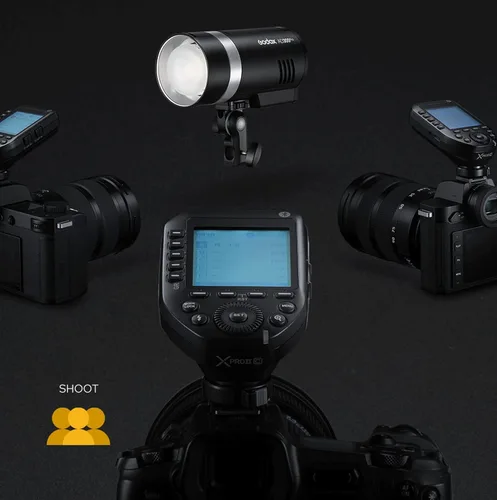 Miniatura 6 de Godox XproII-S TTL 2.4G Sincronización inalámbrica de alta velocidad 1/8000s, 11 funciones personalizables, 5 botones de grupo, 4 botones de función