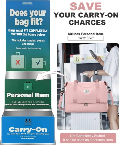 Miniatura 62 de Bolsa de viaje para mujer, bolsa deportiva para gimnasio, H-Negro