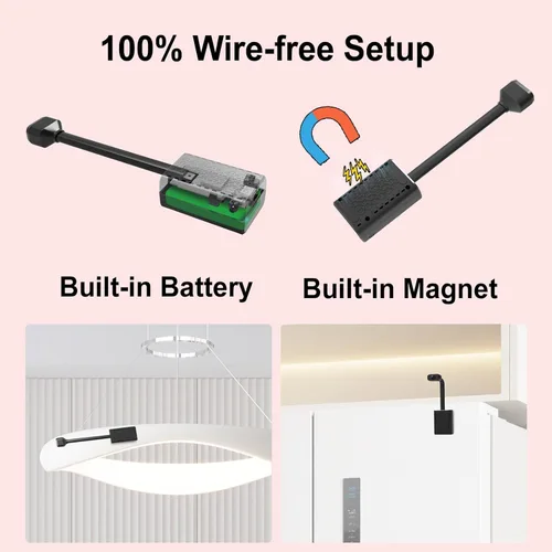 Miniatura 4 de Mini cámara de seguridad para interiores 2K con cuello de ganso flexible y montaje magnético, punto de acceso integrado, batería o enchufe, visión