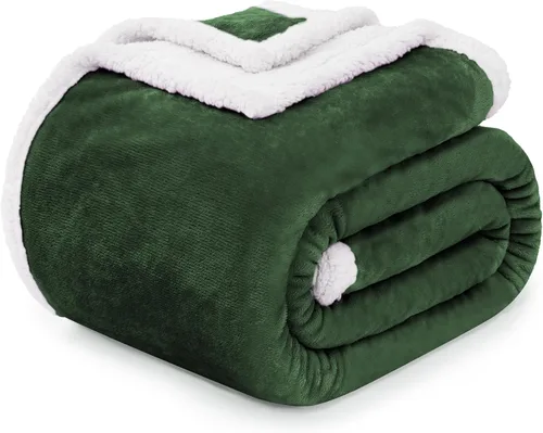 Miniatura 12 de Beautex Manta de Vellón Sherpa Beige Crema, Manta Suave y Esponjosa de Franela y Felpa, Manta Acogedora y Suavísima para Sofá, Cama y Adultos