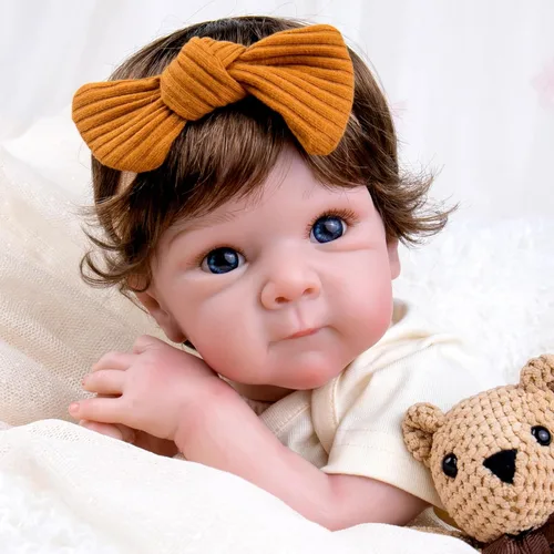 Miniatura 2 de Aori Muñecas realistas de bebé Reborn – Muñeca de bebé realista de 20 pulgadas, muñeca recién nacida de la vida real, viene con caja de regalo