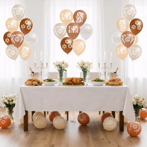 Miniatura 7 de Soulchen 45 globos Cielito Lindo para decoración de fiesta, 12 pulgadas, Platos De Barro, globos de fiesta, decoración de fiesta de Talavera