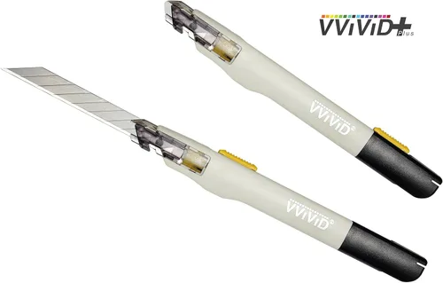 Miniatura 3 de VViViD Cuchillo de corte multiusos retráctil de precisión equilibrado de alta calidad para envolturas de vinilo automotrices (paquete de 1)