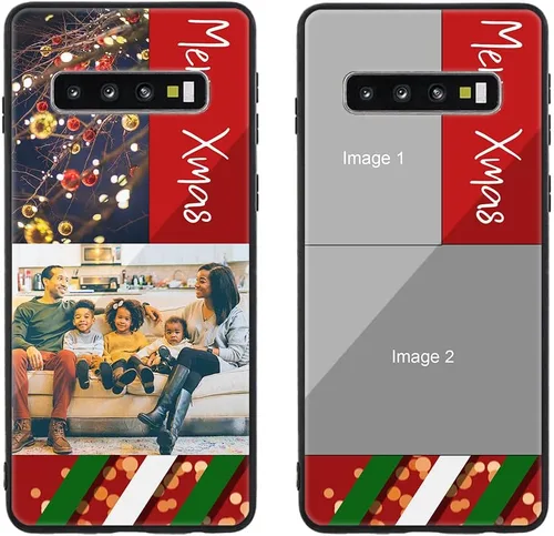 Miniatura 378 de Funda de teléfono personalizada para Samsung Galaxy S22+ / S22 Plus 5G, funda de TPU suave de vidrio templado antiarañazos personalizada con foto