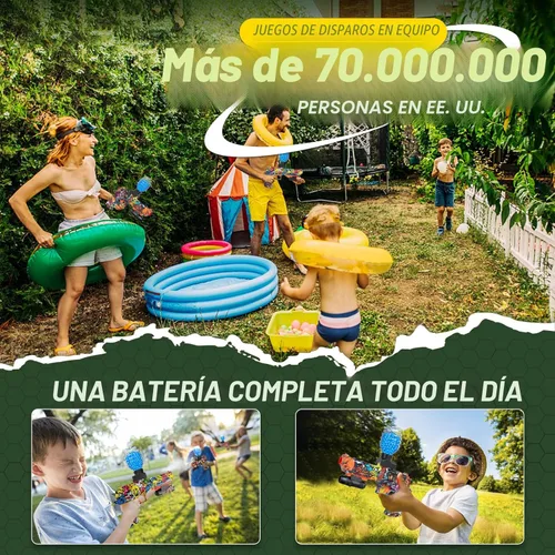 Miniatura 4 de Anstoy Gel Ball Blaster - Lanzador de bolas de gel ecológico, divertido juguete para el aire libre, para niños y niñas a partir de 12 años Amor