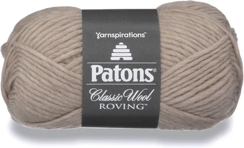 Miniatura 9 de Patons Classic Wool Roving - Hilo de lana de 3.5 onzas, negro, 1 bola