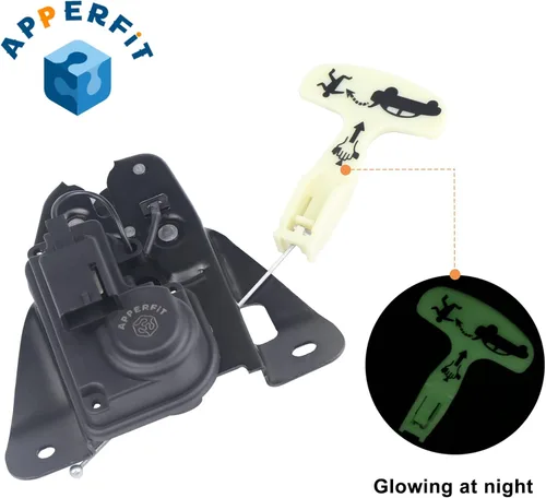 Miniatura 4 de APPERFiT Motor de actuador de bloqueo del portón trasero compatible con Chrysler 200 300 Dodge Avenger Charger Challenger Dart reemplaza 931-714