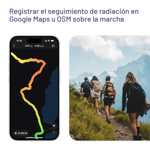 Miniatura 3 de Contador Geiger inteligente Radiacode-102 con aplicación móvil gratuita. Detector de radiación nuclear RC102 (9.5% FWHM)