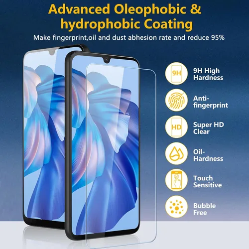 Miniatura 2 de BESINPO Paquete de 2 protectores de pantalla compatibles con Gabb Phone 4,9H, película de vidrio templado, cobertura completa, ultra HD, sin Gabb