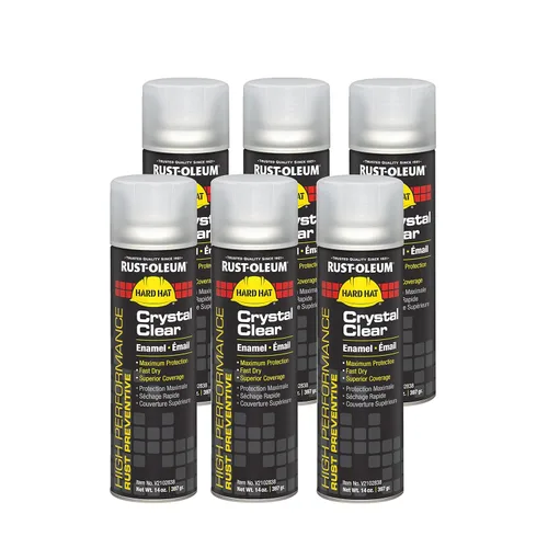 Miniatura 20 de Rust-Oleum V2196838 - Pintura en aerosol de esmalte preventivo de óxido V2100 de alto rendimiento, contenedor de 20 onzas líquidas, relleno de 15