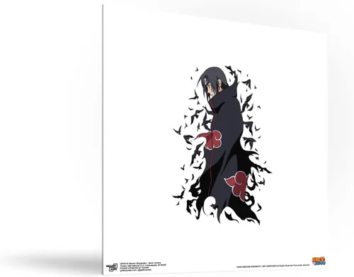 Miniatura 2 de Gallery Pops Naruto Shippuden - Arte de pared Itachi Uchiha, versión enmarcada negra, 12 x 12 pulgadas