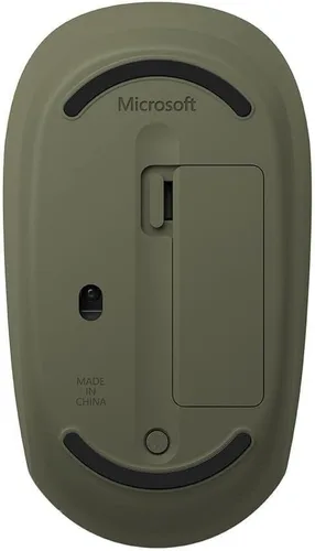 Miniatura 4 de Ratón Bluetooth Microsoft - Camuflaje Forestal. Diseño Compacto y Cómodo, Uso para Diestros y Zurdos, 3 Botones, Ratón Inalámbrico Bluetooth