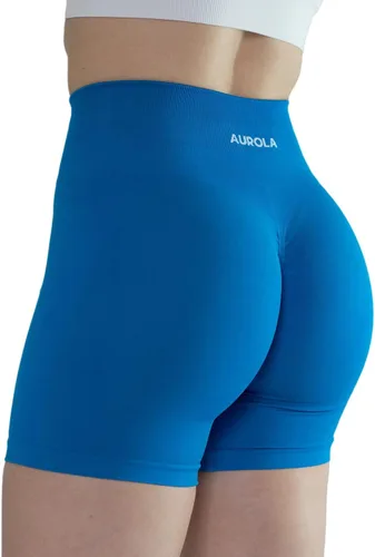 Miniatura 7 de AUROLA Intensify - Pantalones cortos de entrenamiento para mujer, sin costuras, para gimnasio, yoga, correr, deporte, ejercicio activo, fitness