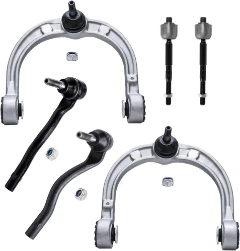 Miniatura 103 de Detroit Axle - Kit de extremo delantero para Chrysler 300 Dodge Charger Challenger 2011-2023, 2 brazos de control inferiores traseros 2 varillas